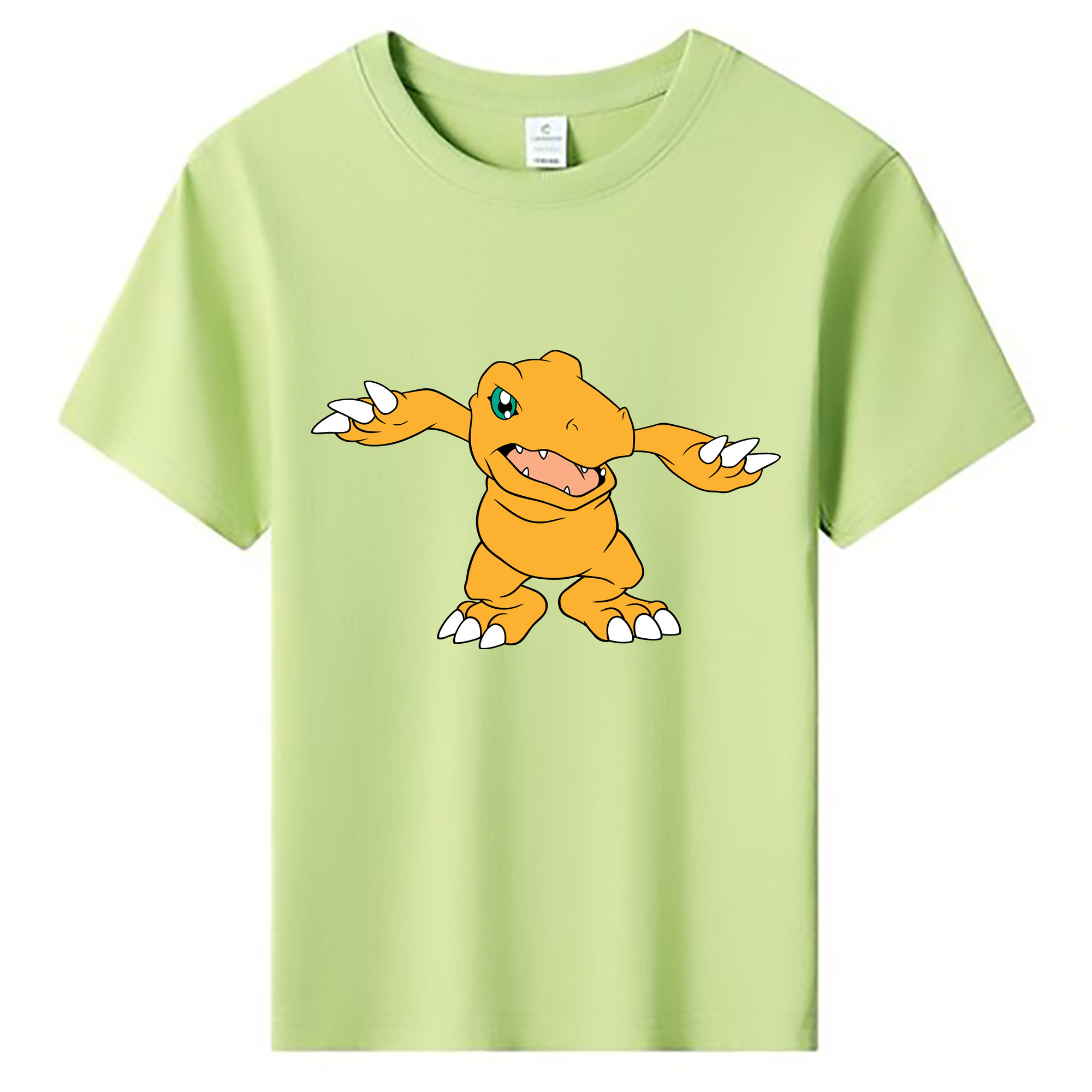 （画像用） Digimon デジタルモンスター/デジモン 綿100％キッズTシャツ（フロントプリント）